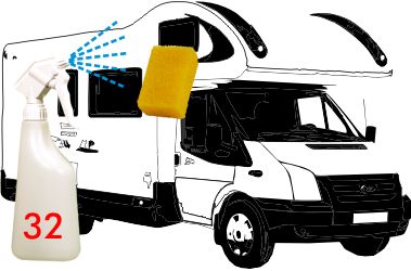 Disegno caravan in trattamento